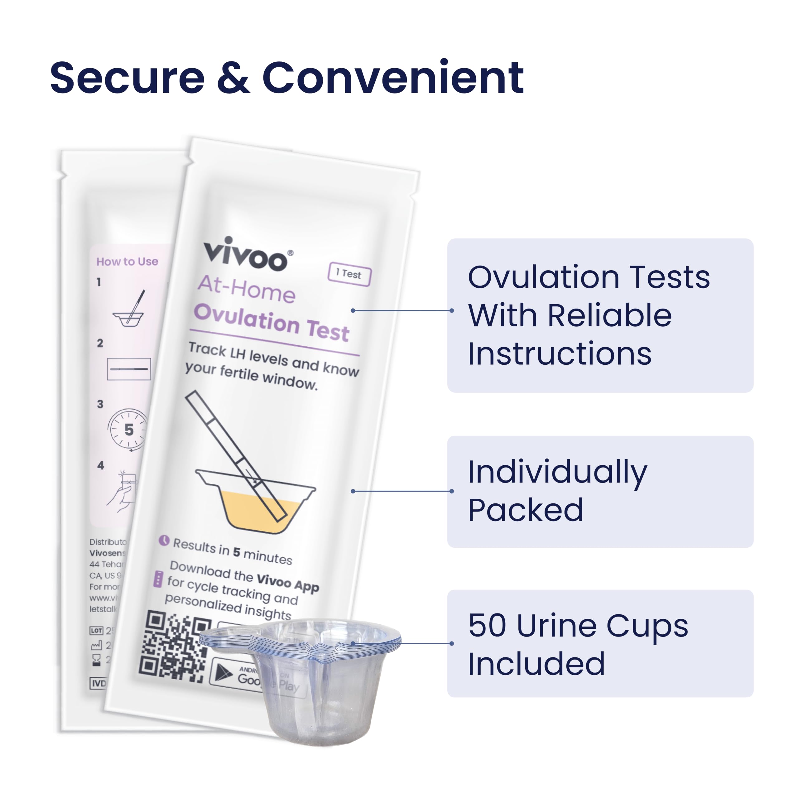 Vivoo escaneando tira con la app para registrar y analizar resultados