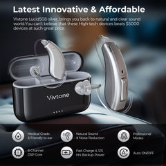 Vivtone Lucid508 close-up del receptor resaltando claridad de audio