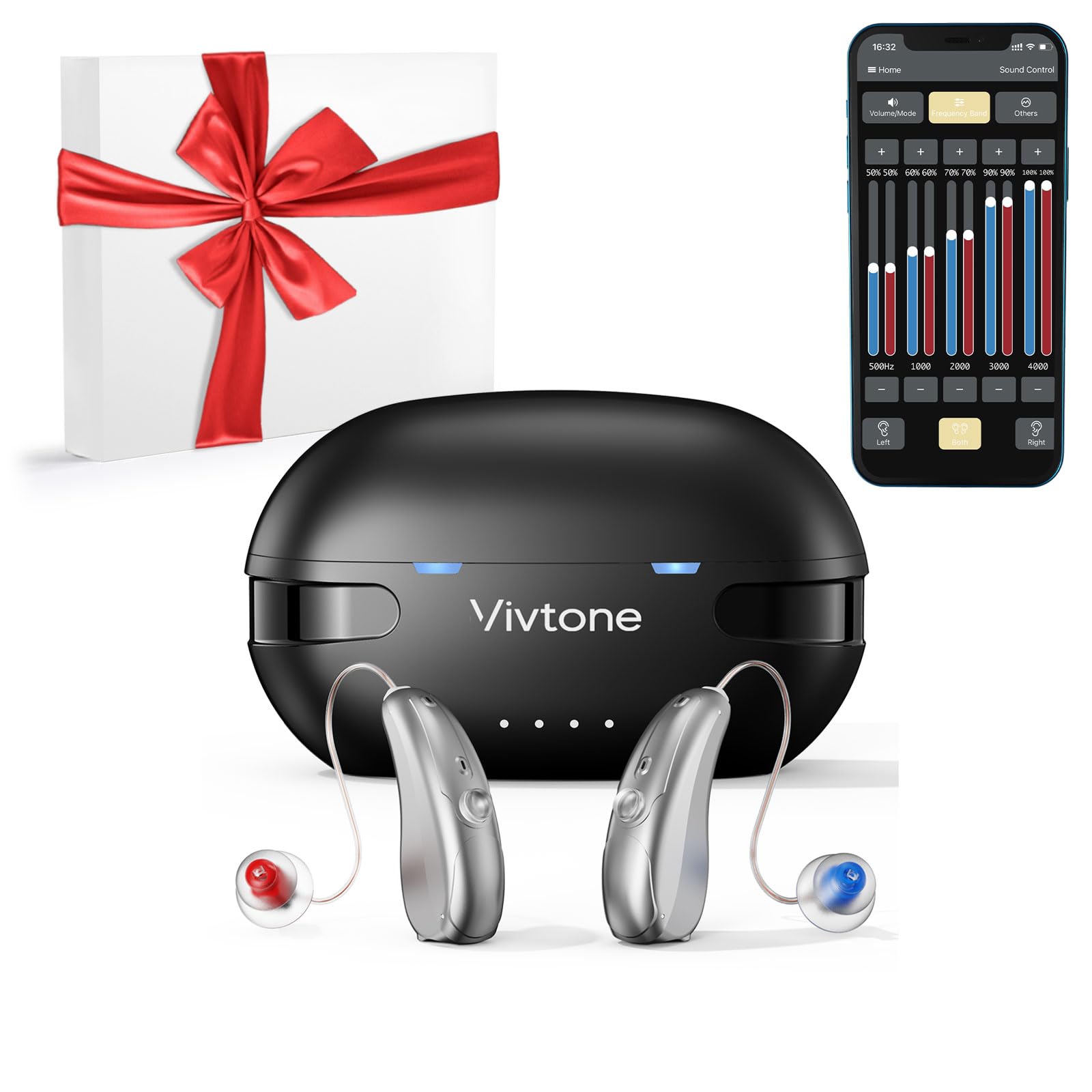 Vivtone Xpure frontal mostrando diseño elegante y conectividad Bluetooth