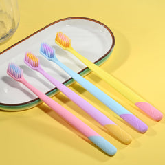 VIWIK cepillo en uso junto a lavabo, higiene ordenada y práctica