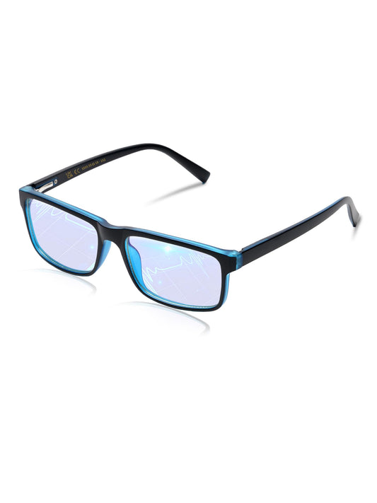 VMJFBJ frontal montura negra visión profesional y protección