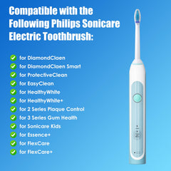 Voguish conexión click-on encajada en mango Sonicare para ajuste seguro