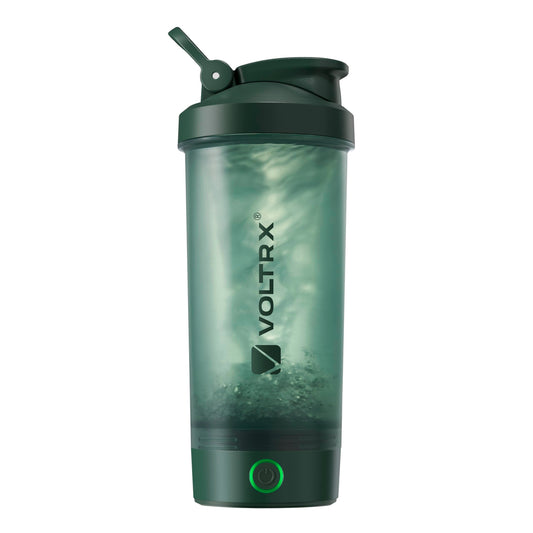 VOLTRX vista frontal del shaker 24oz conveniente y portátil
