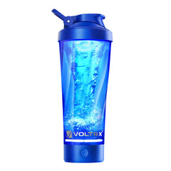 VOLTRX botella frontal mostrando diseño atractivo y mezcla rápida