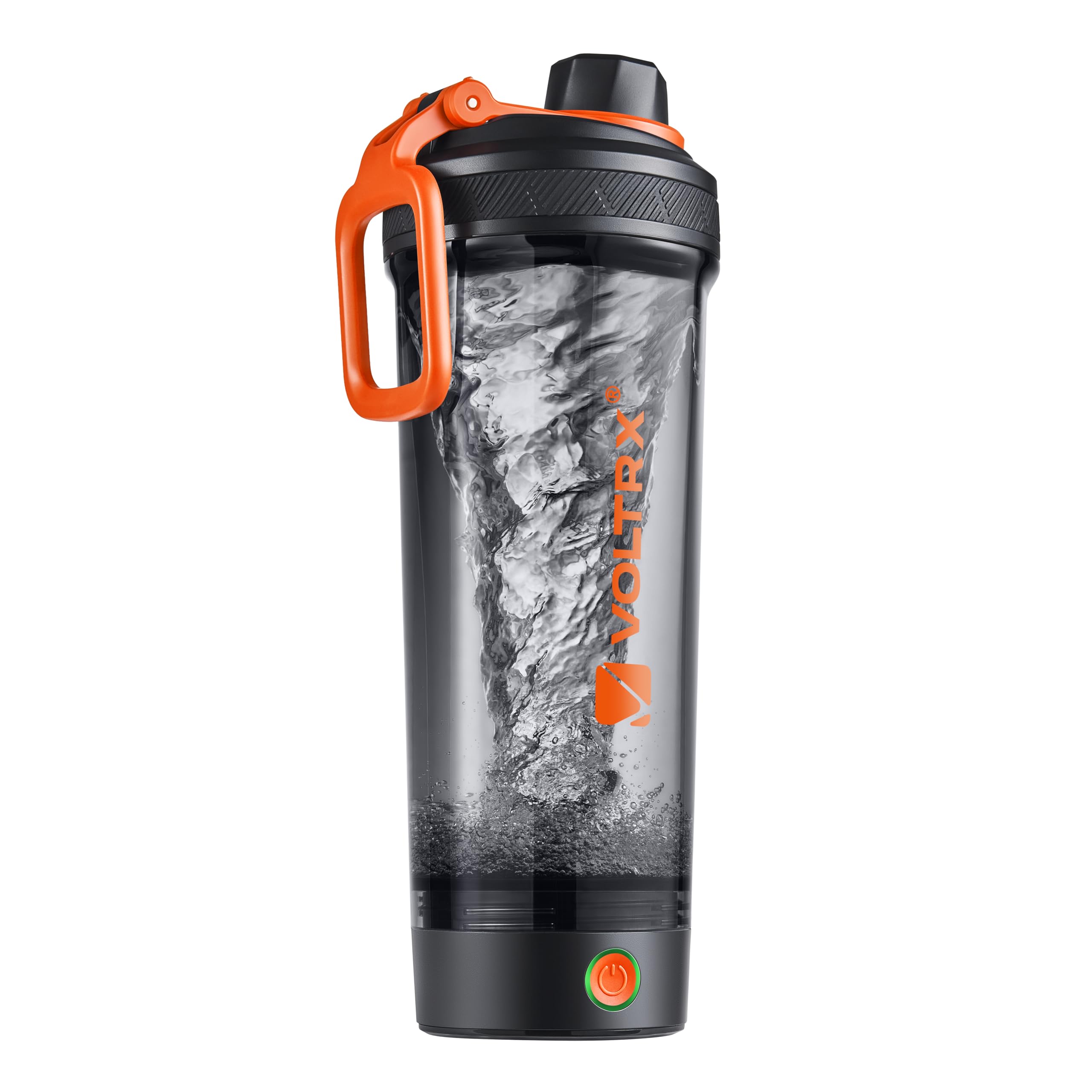 VOLTRX Gallium frente naranja mostrando diseño y capacidad 27 oz
