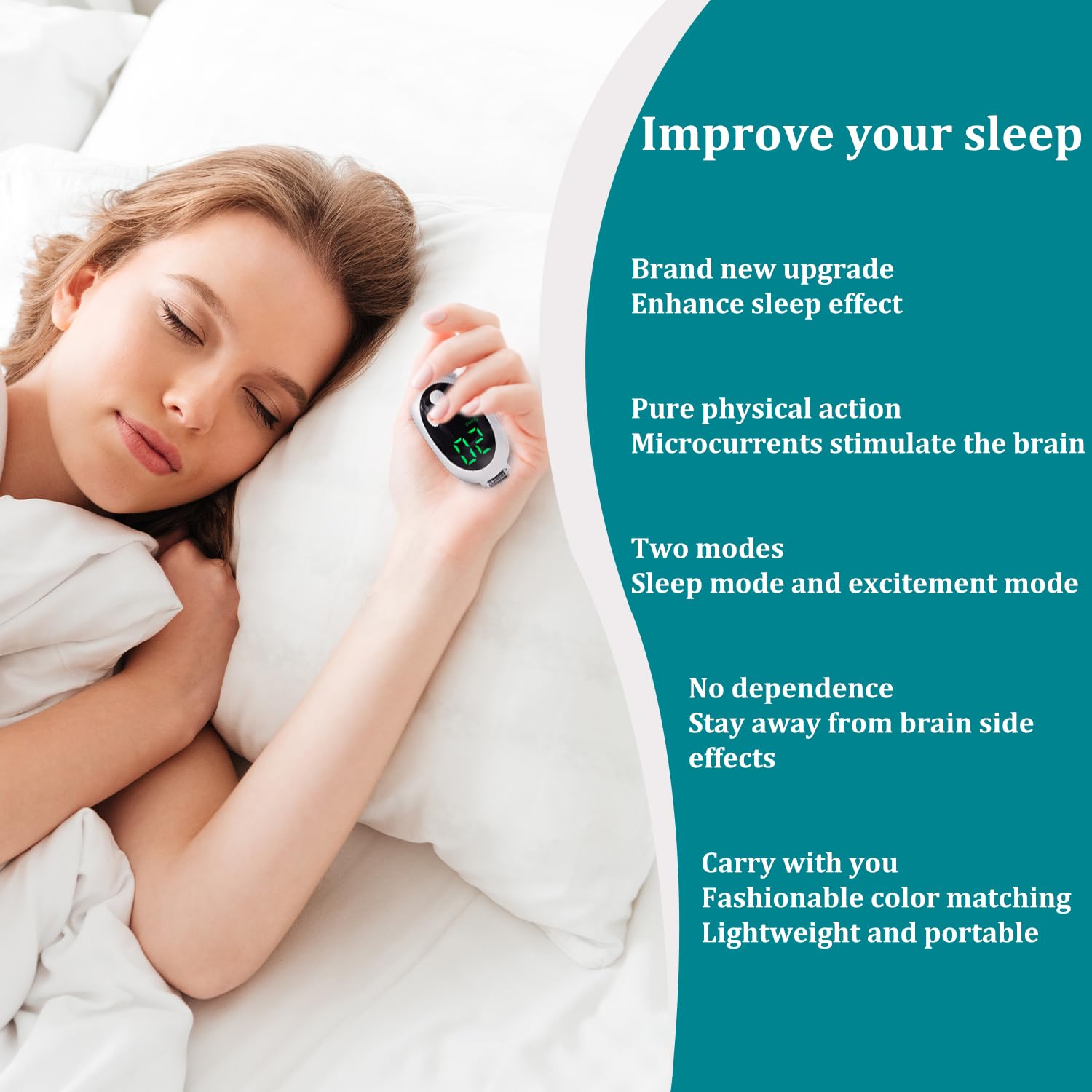 VOOKLDOP en dormitorio, ayuda a crear ambiente relajante nocturno