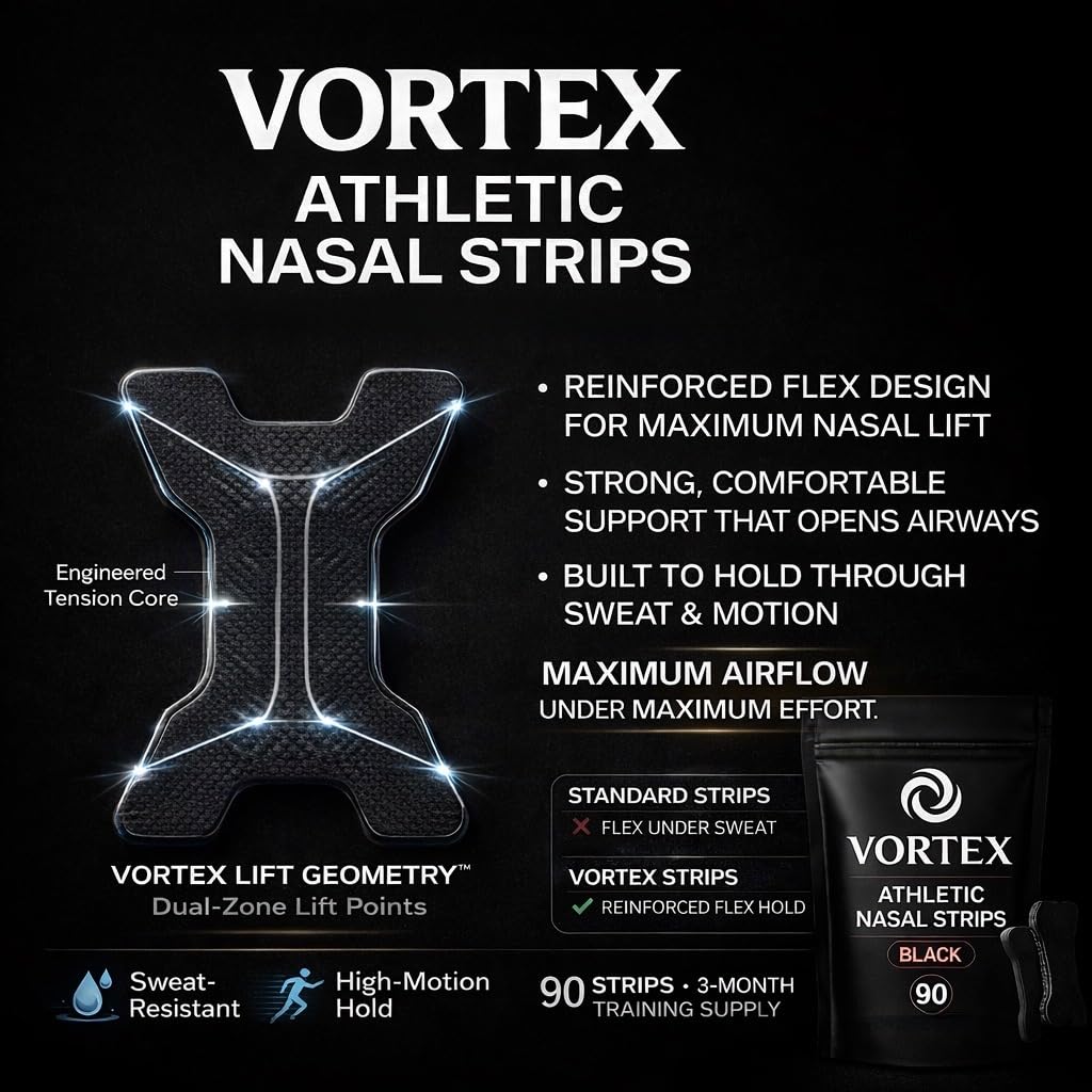 Vortx usuario durmiendo con tira para mejorar comodidad respiratoria nocturna