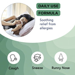 Aplicación de Voyenna Breathe diluida en aceite para masaje con sensación calmante