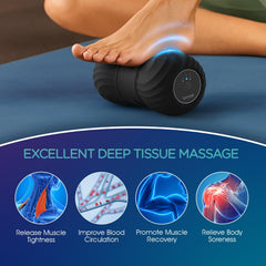 VOYOR-HEALTH bola peanut en mano mostrando tamaño compacto y portabilidad