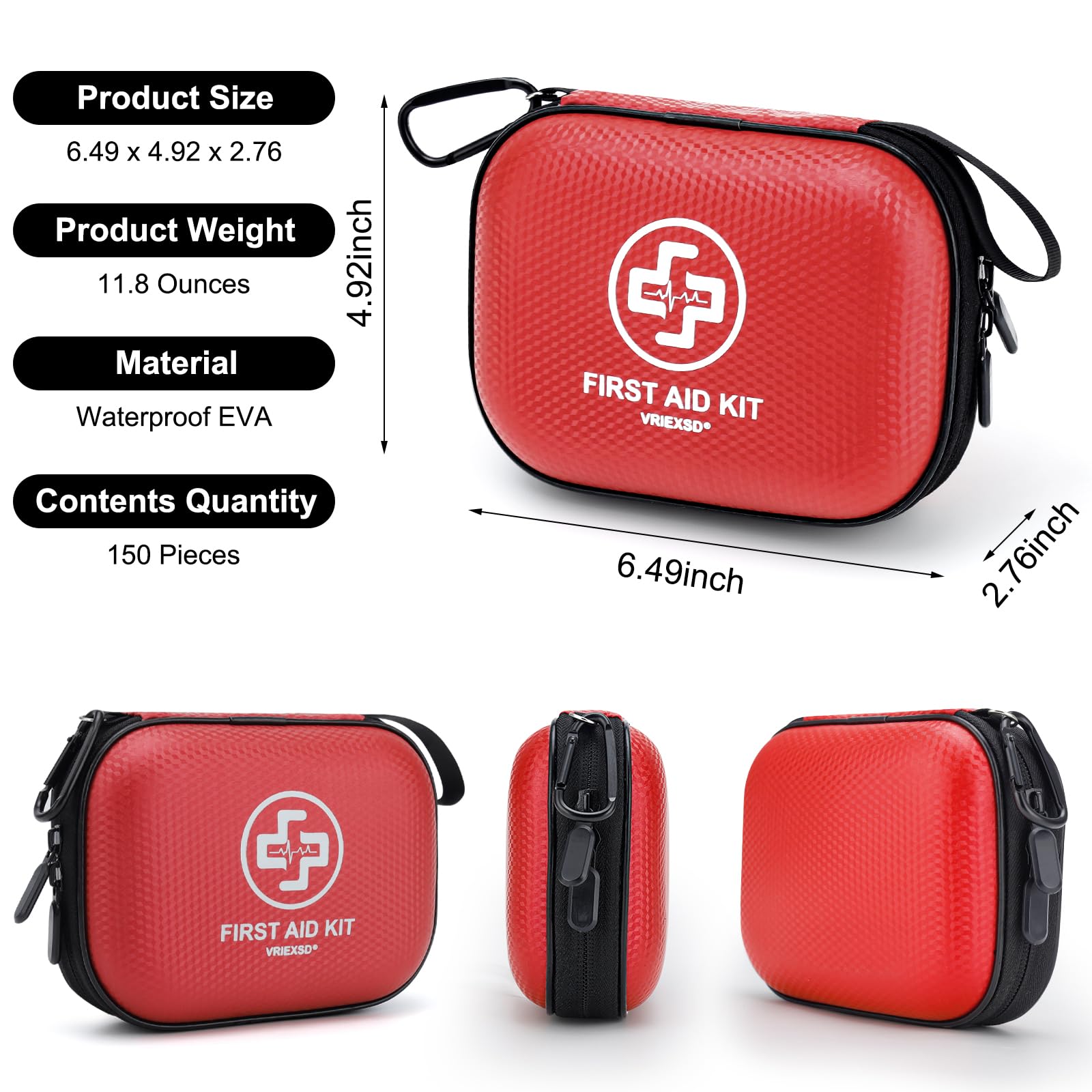 Vriexsd detalle de la textura EVA y superficie PU resistente al agua