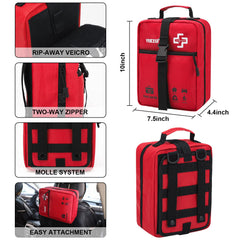 Vriexsd kit en uso junto a coche, atiende emergencias durante viajes