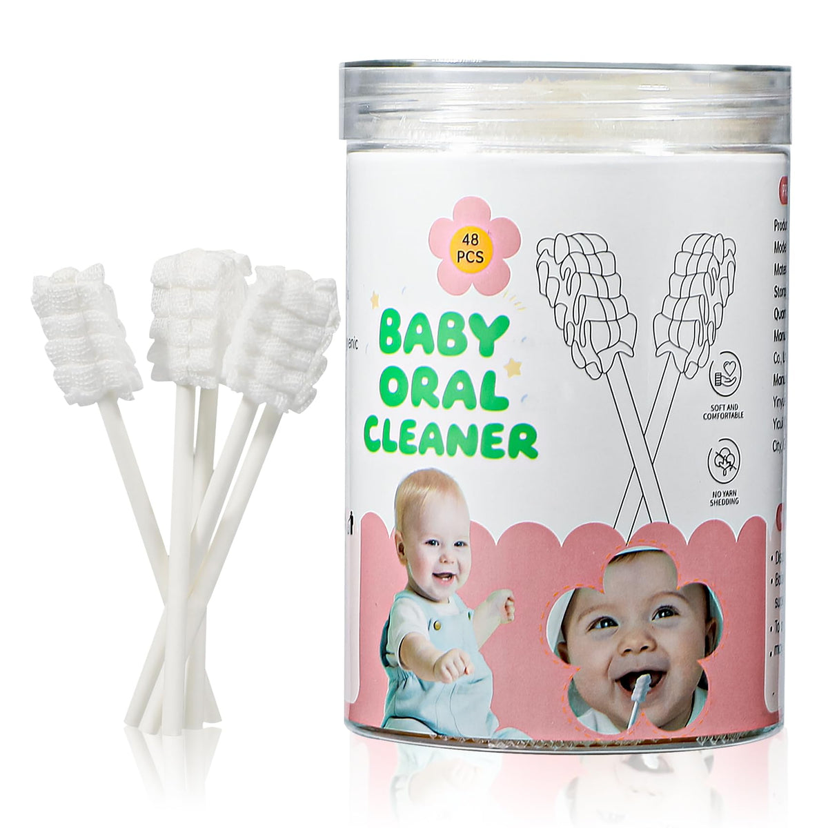 VUXHUAR empaque frontal del kit 48 unidades cómodo para padres