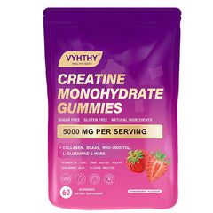 VYHTHY frente del empaque mostrando 60 gomitas y beneficios