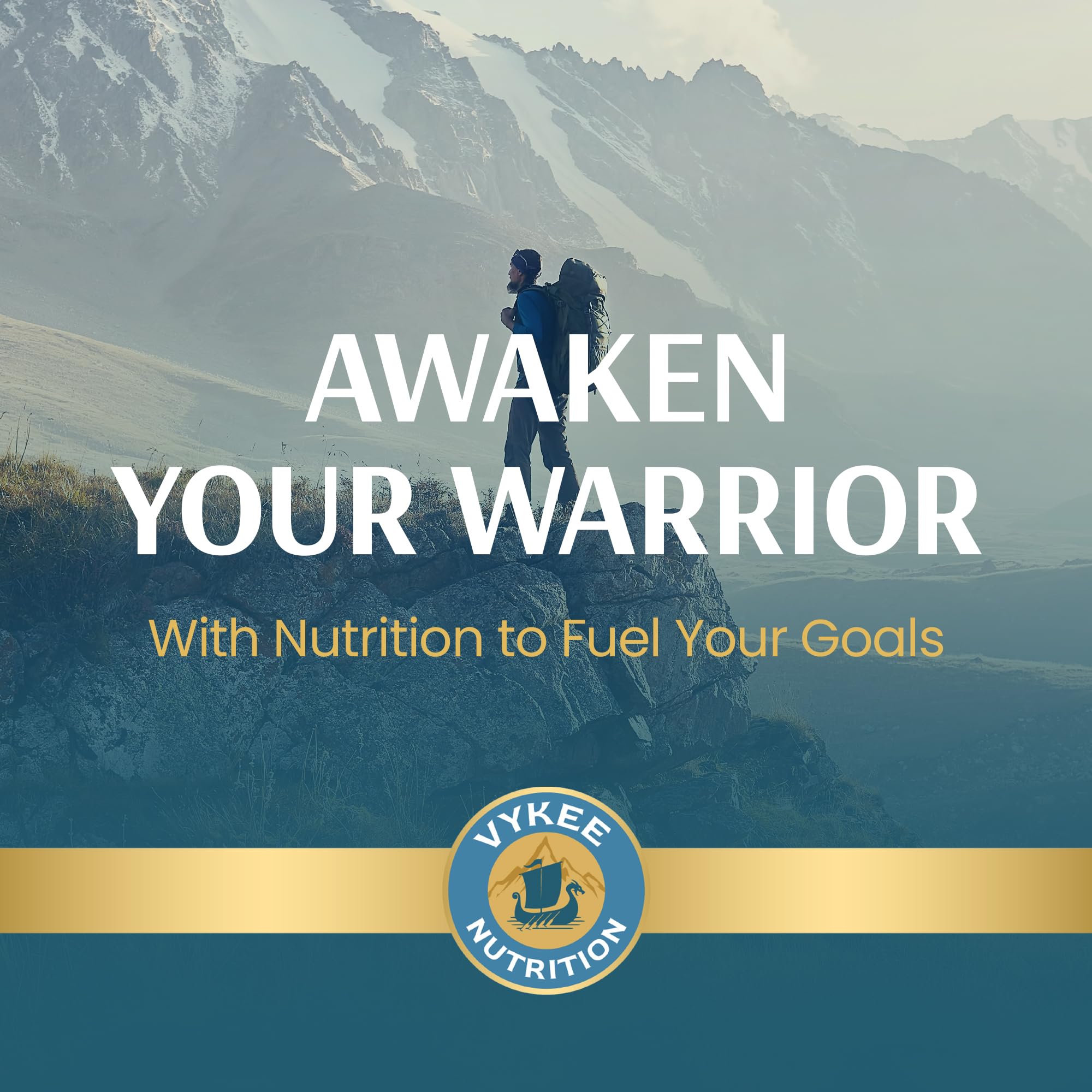 Vykee Nutrition junto a frutas para enfatizar apoyo al equilibrio nutricional