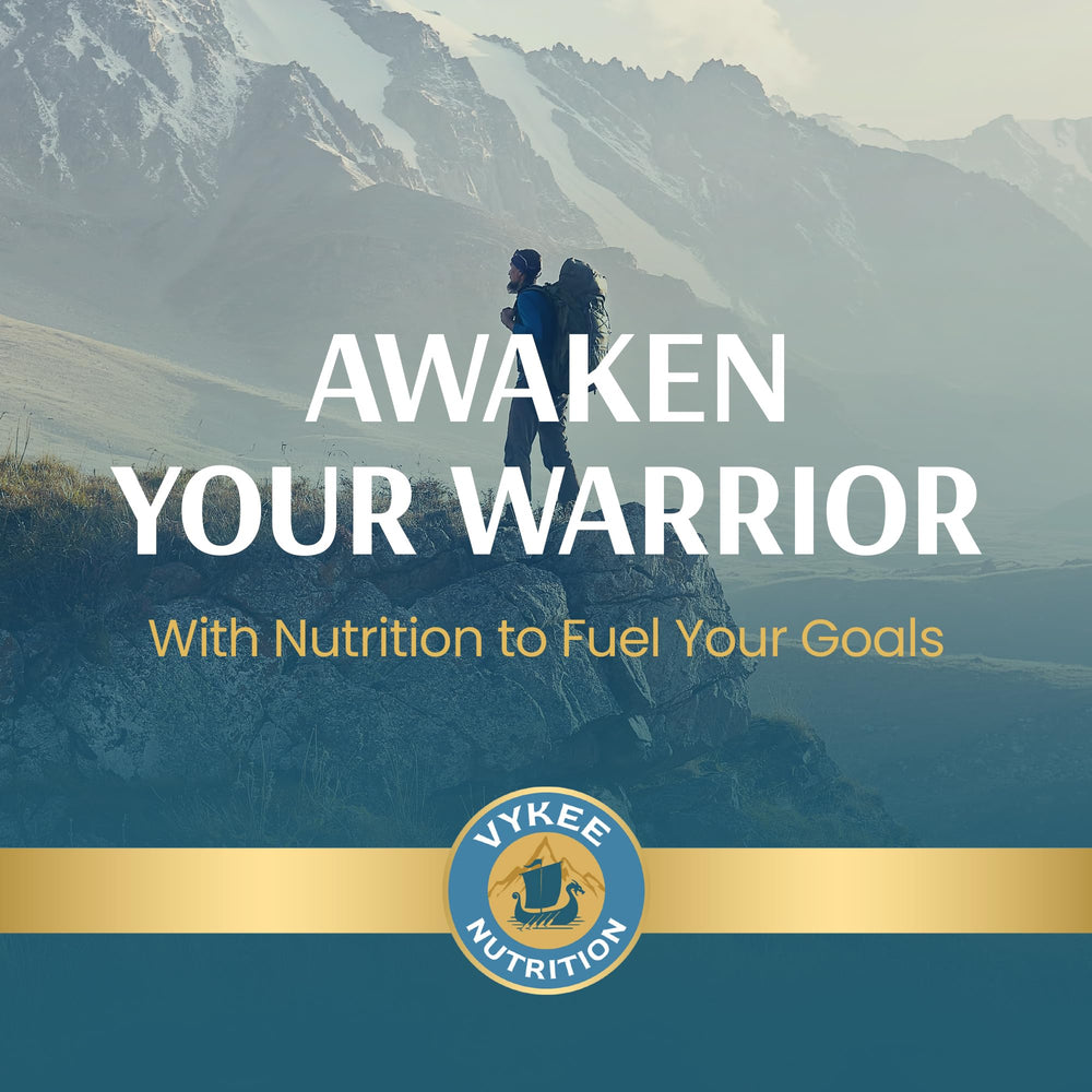 Vykee Nutrition junto a frutas para enfatizar apoyo al equilibrio nutricional
