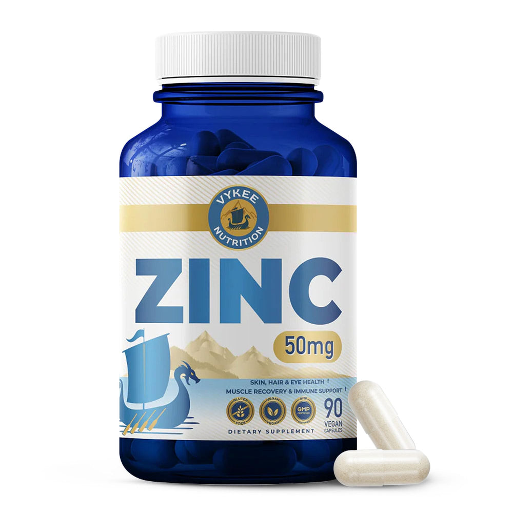 Vykee Nutrition frasco delantero mostrando etiqueta y beneficio de pureza