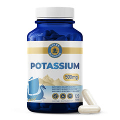 Vykee Nutrition envase frontal que muestra citrato de potasio y ventaja de dosificación clara