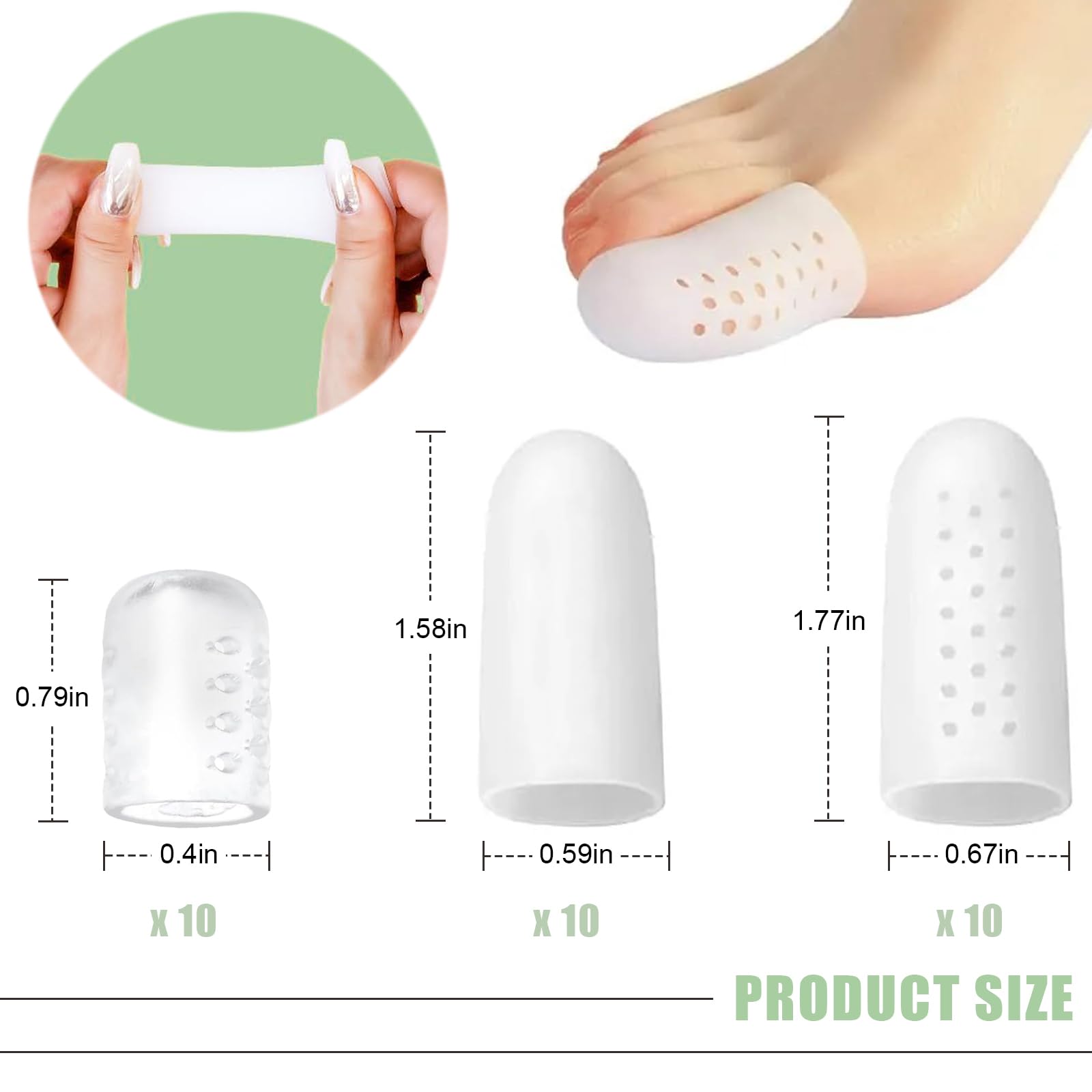 VYNFLICK funda transparente con orificios que mejora la ventilación