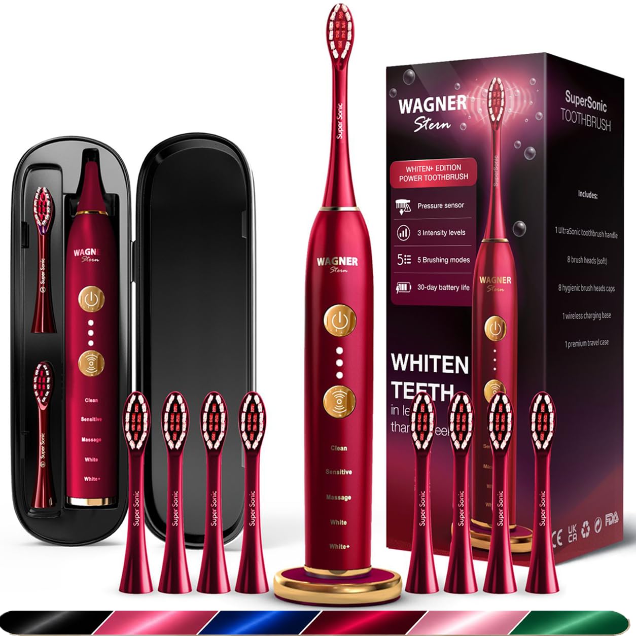 Wagner Stern WHITEN+ vista frontal mostrando diseño ergonómico y potencia