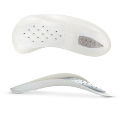 WalkFit Platinum mostrando el envase frontal y compatibilidad con varios zapatos