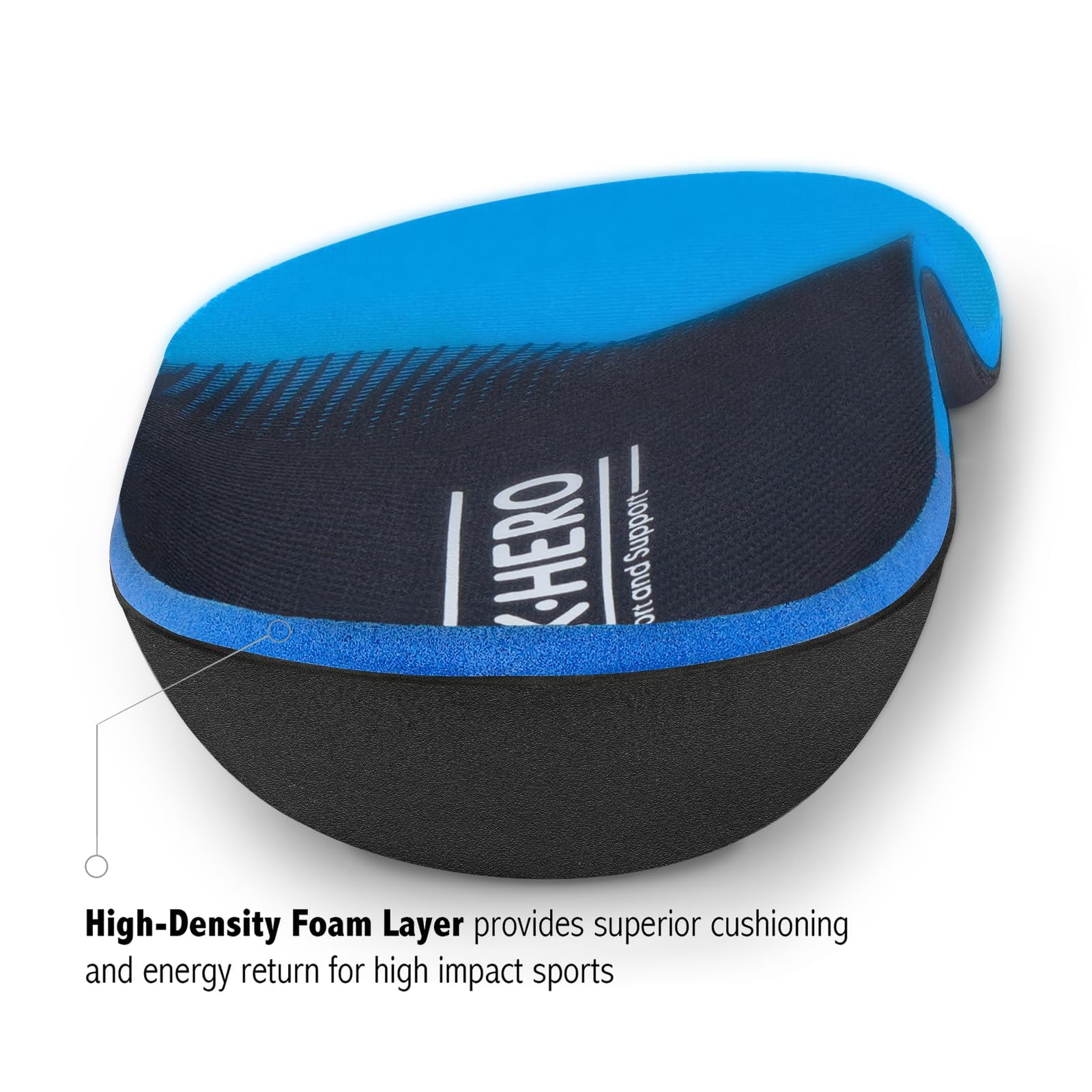 WALK·HERO comparación con mano para apreciar tamaño y soporte