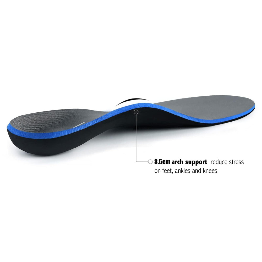 WALK·HERO planta en zapatilla deportiva mostrando ajuste en calzado de alto volumen