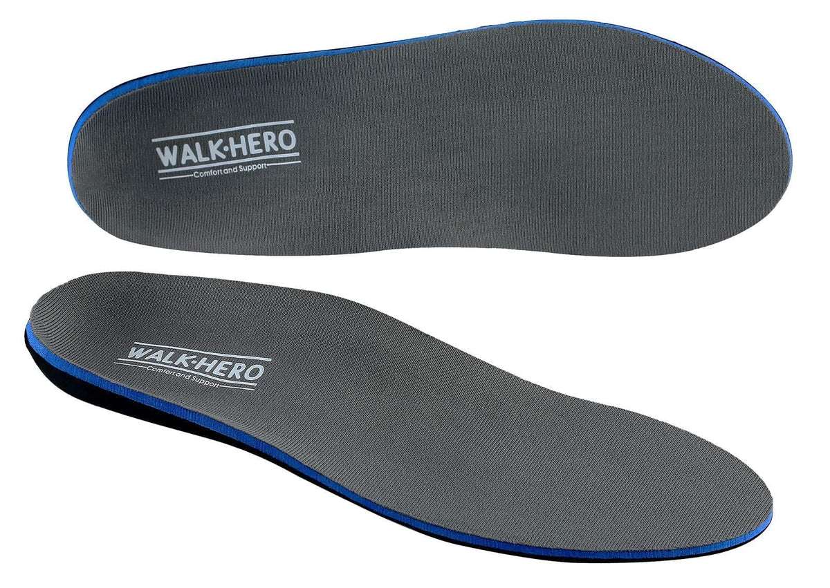 WALK·HERO frontal del empaque mostrando soporte y beneficios