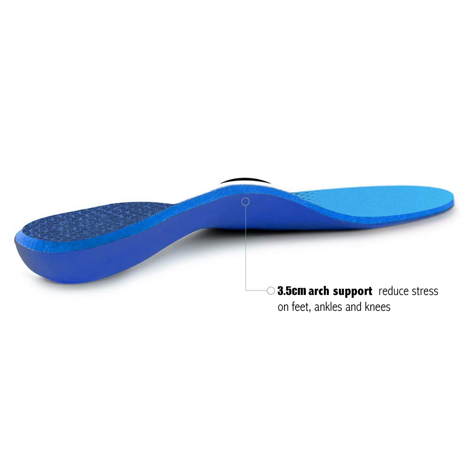 WALK·HERO plantilla colocada en bota de trabajo para soporte prolongado