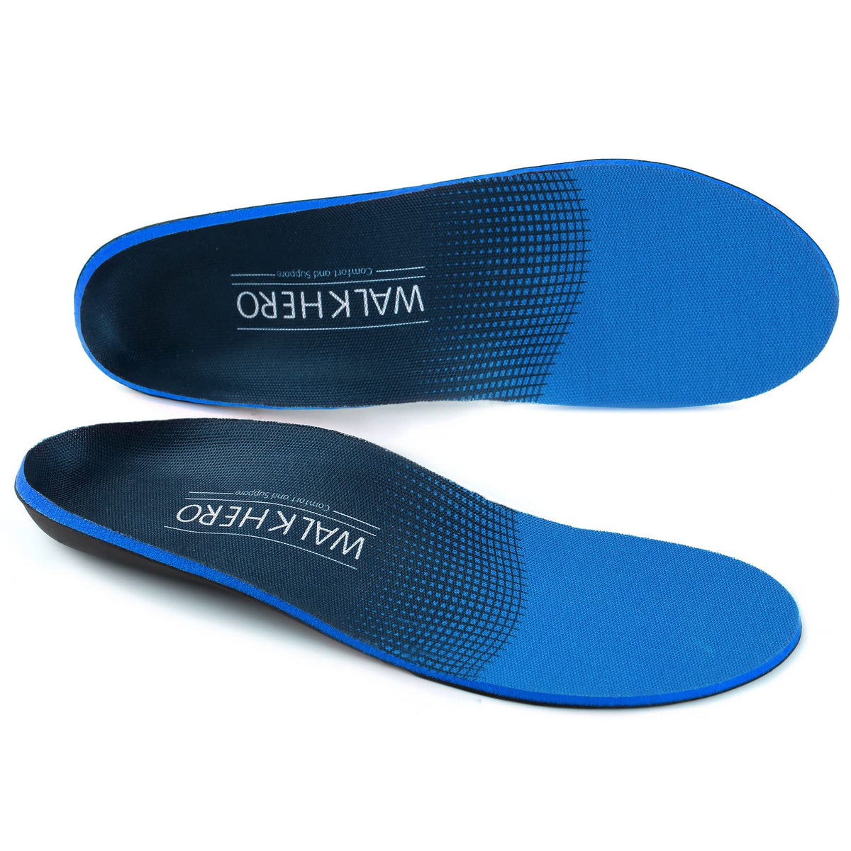 WALK·HERO vista frontal del par mostrando forma y soporte