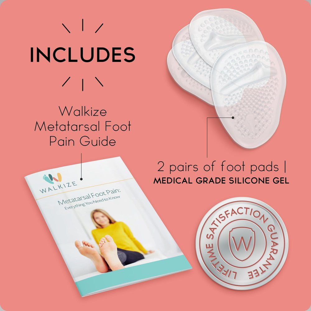 Walkize puesta en contexto lifestyle con mujer caminando y sensación de alivio