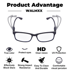 WALMXX paño de limpieza incluido, mantiene las lentes limpias y nítidas