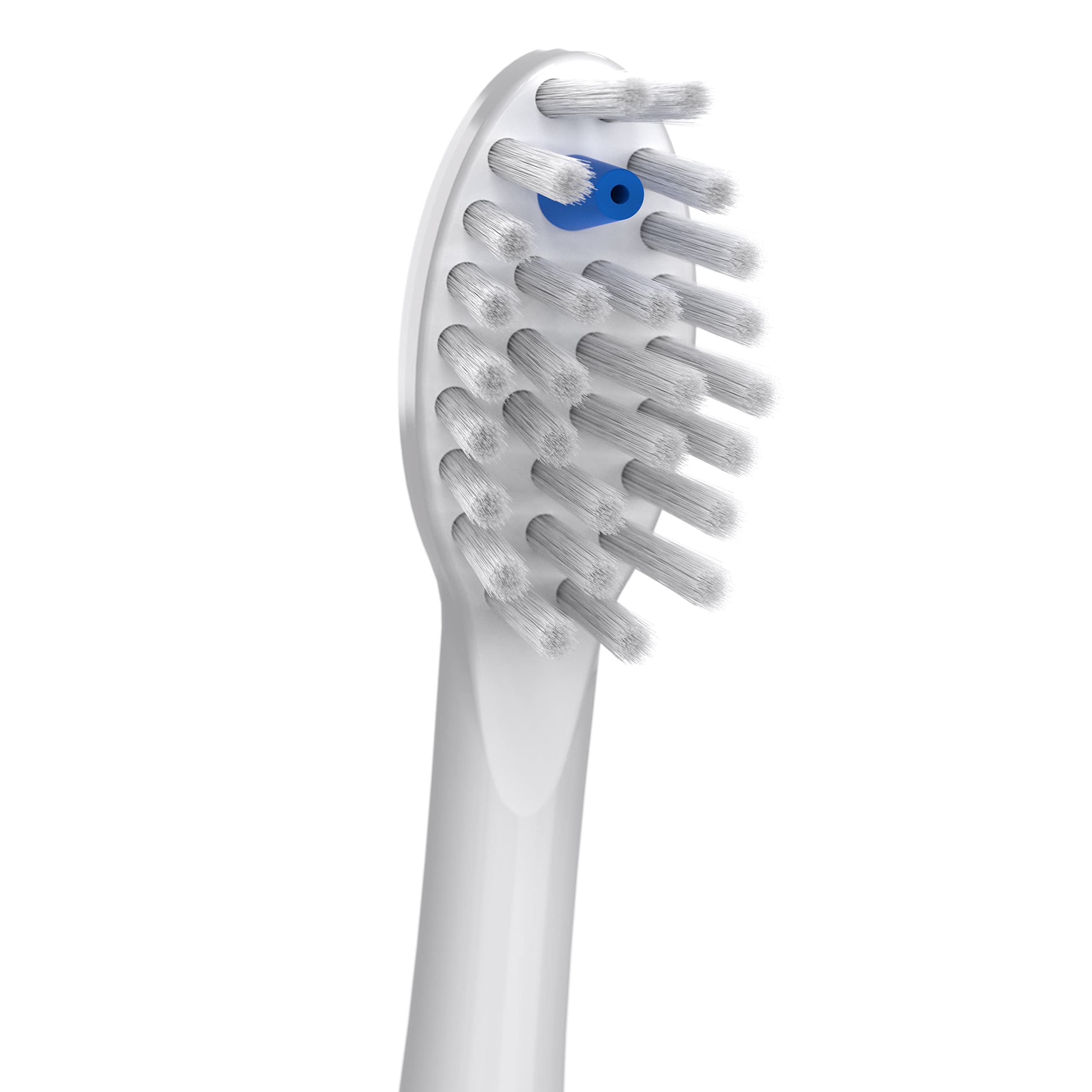 Waterpik cabezal montado en cepillo Sonic-Fusion mostrando uso combinado cepillado y floss