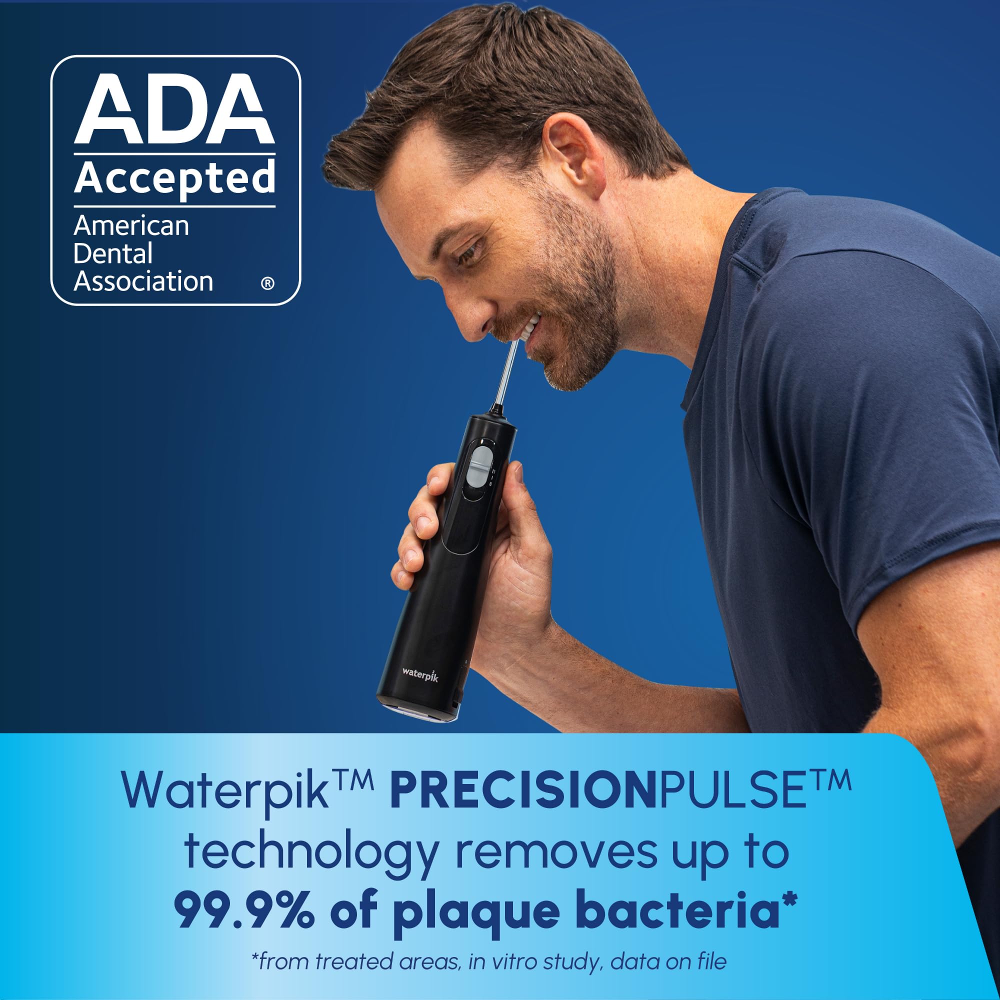 Waterpik depósito desmontable 6 oz para recargas y limpieza sencilla