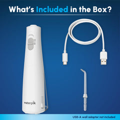 Punta Precision Waterpik en primer plano para limpieza interdental precisa