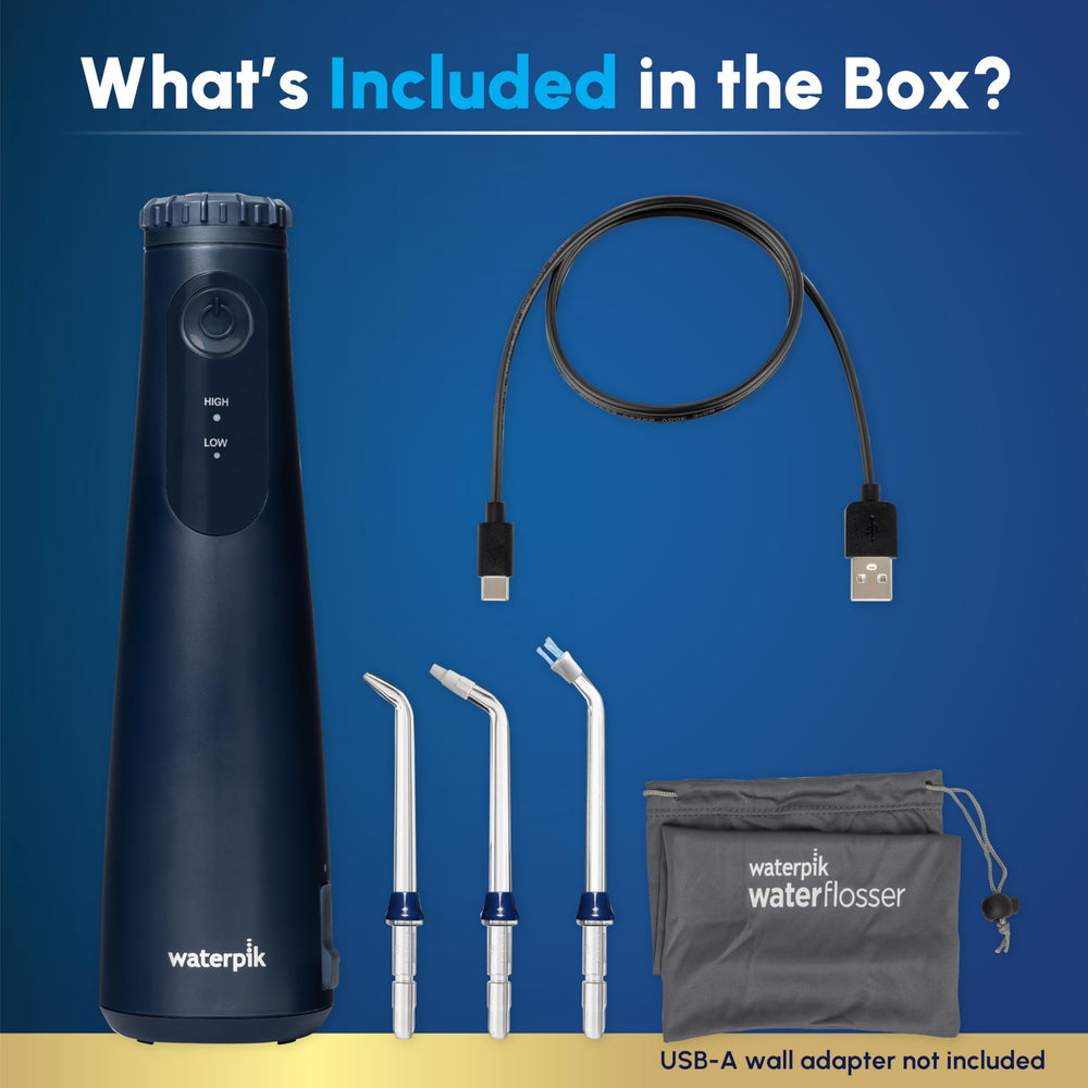 Waterpik Cordless Gem depósito extraíble facilitando recargas rápidas