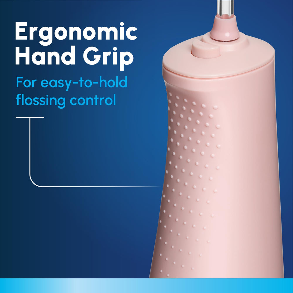 Waterpik Cordless Pulse 3100 comparación de tamaño ideal para viajes