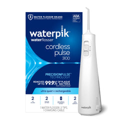 Waterpik Cordless Pulse 3100 frontal mostrando diseño compacto y eficacia