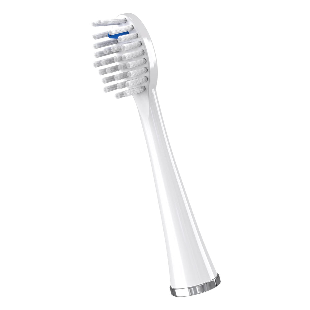 Waterpik detalle de cerdas alto-bajo que mejora limpieza y contacto interdental
