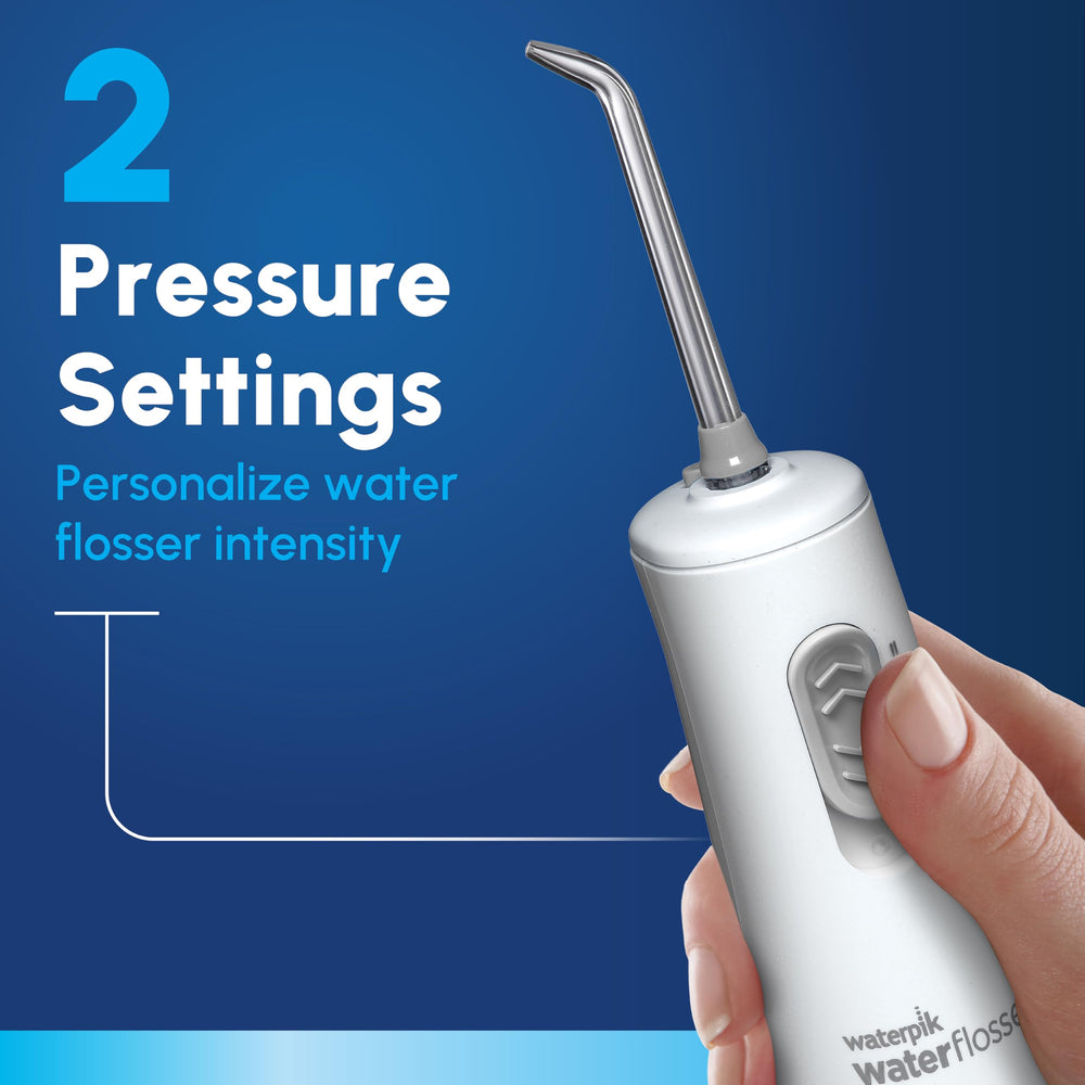 Waterpik caja abierta con accesorios incluidos listo para viajar y usar