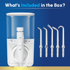 Waterpik Promax pantalla LCD que muestra niveles y progreso SMARTADVANCE