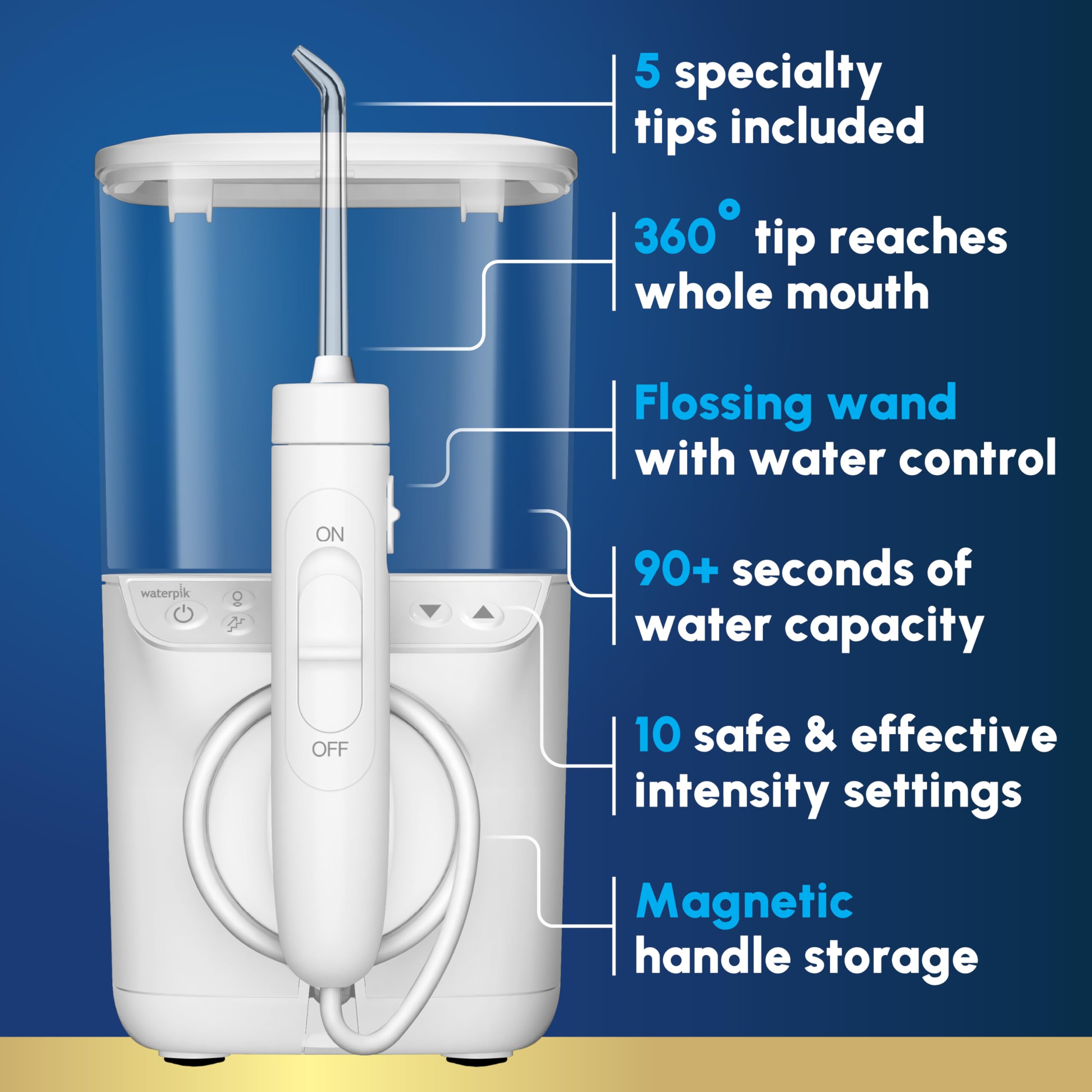 Waterpik Promax punta giratoria para alcance mejorado en molares posteriores