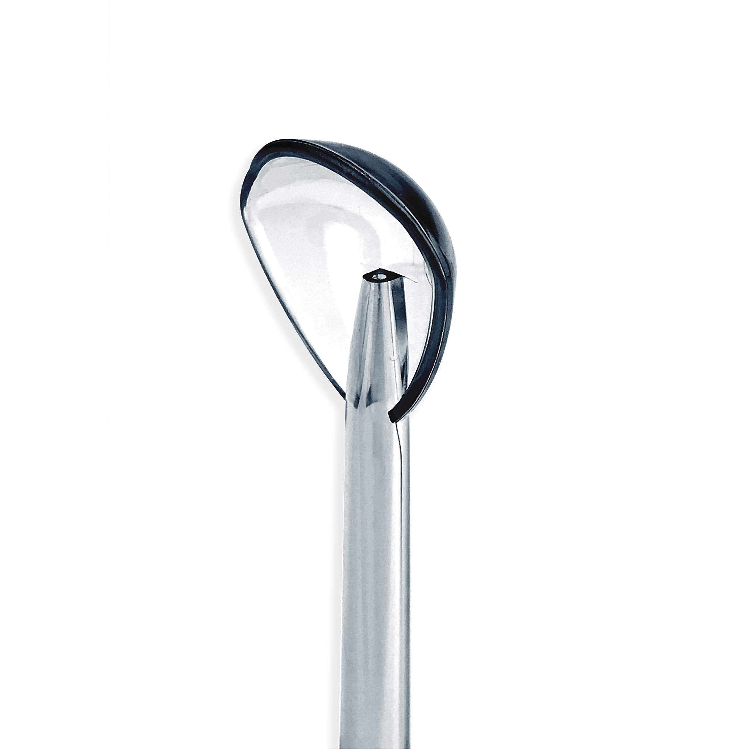 Punta Waterpik en uso con irrigador demostrando eliminación de residuos