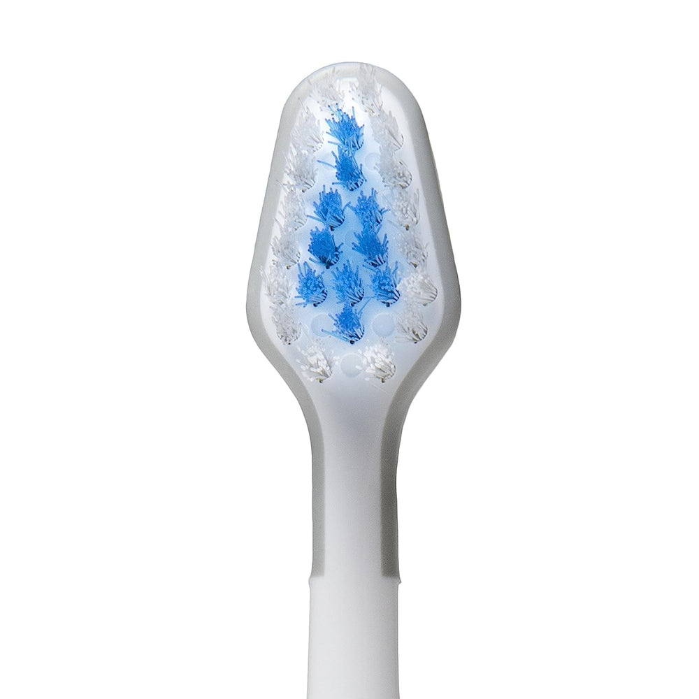 Waterpik reverso mostrando raspador lingual, ayuda a eliminar olores