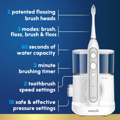 Waterpik Sonic-Fusion reservorio desmontable de 16 oz para llenado rápido