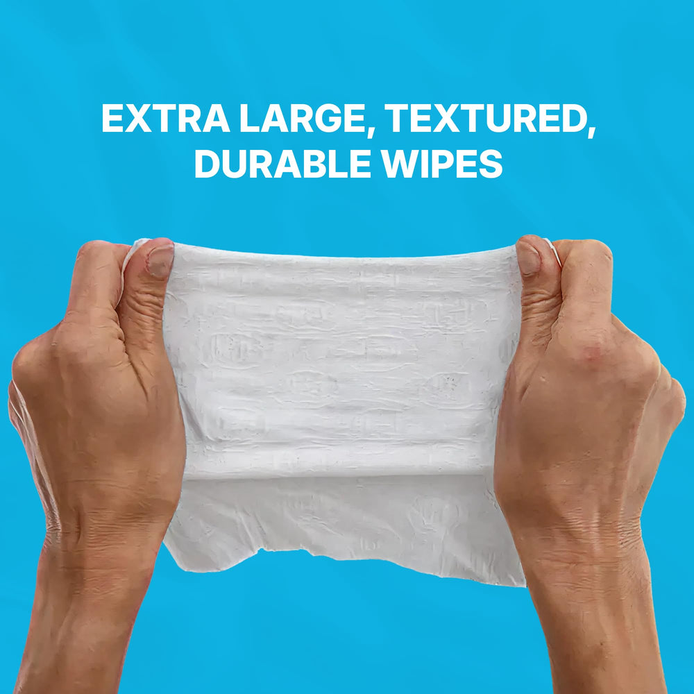 WaterWipes varios paquetes apilados para uso prolongado y ahorro