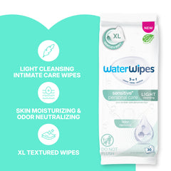 WaterWipes primer plano de textura rugosa, mejora agarre y limpieza