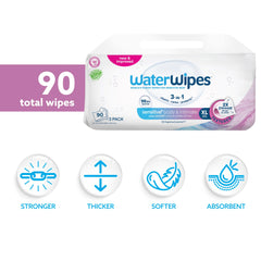 WaterWipes toallita extendida con textura gruesa, mejor agarre y cobertura