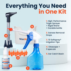 waxBgone detalle de punta SoftSpray que demuestra flujo suave y seguridad