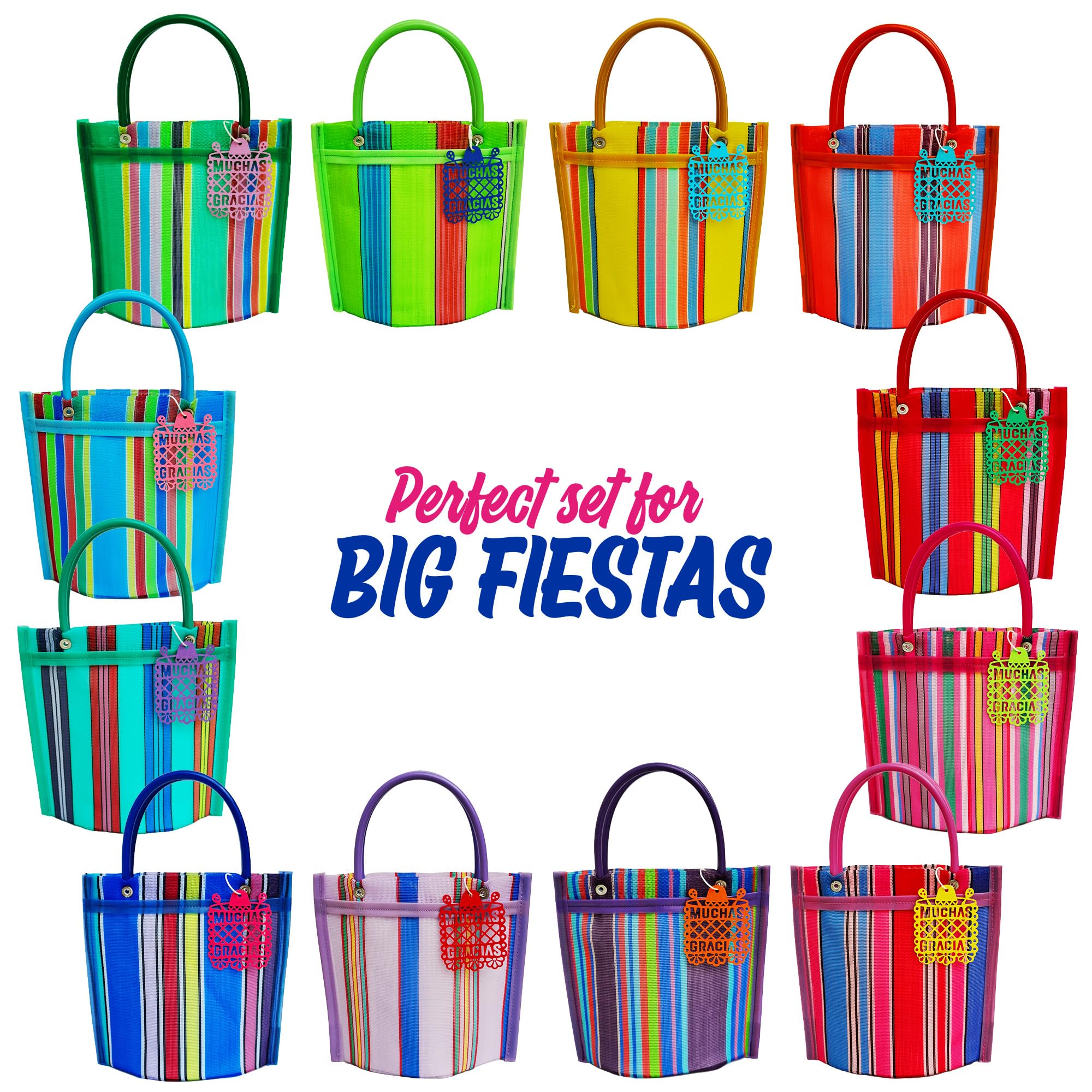 Wazteco etiqueta de papel picado incluida con la bolsa, añade toque decorativo auténtico