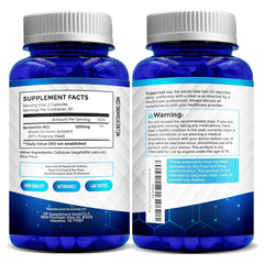 We Like Vitamins caja abierta con frasco y cápsulas listos para uso